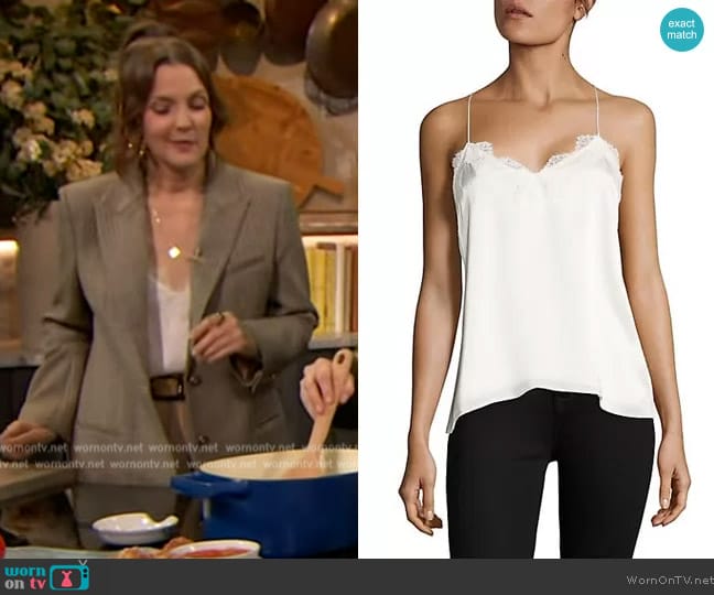 Cami NYC The Racer Top worn by Drew Barrymore on The Drew Barrymore Show