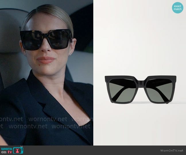 Celine CL4055IN Sunglasses worn by Anna Victoria Alcott (Emma Roberts) on American Horror Story