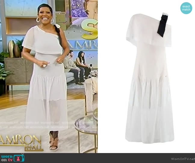 Chanel Silk Mid Length Dress worn by Tamron Hall on Tamron Hall Show