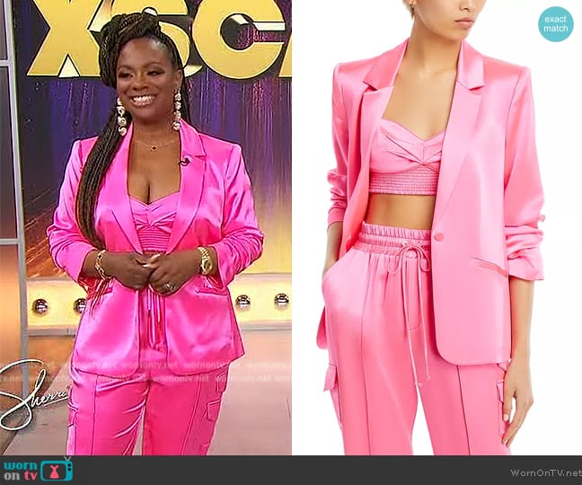 WornOnTV: Kandi’s pink satin suit on Sherri | Clothes and Wardrobe from TV