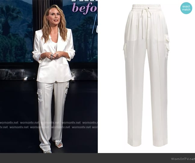 Cinq a Sept Sarie High-Rise Pants worn by Keltie Knight on E! News