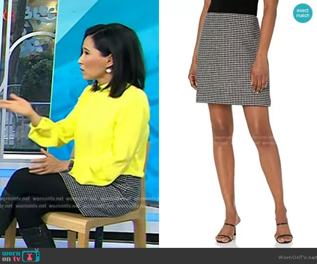 Club Monaco Centie Skirt worn by Vicky Nguyen on Today