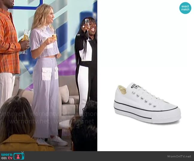 Converse Chuck Taylor® All Star® Platform Sneaker worn by Amanda Kloots on The Talk