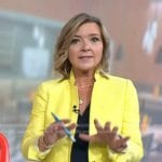 Christine Romans’s yellow blazer on Today