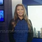 Dani’s blue tweed dress on Good Morning America