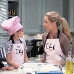 Josslyn and Donna’s pink Chef aprons on General Hospital