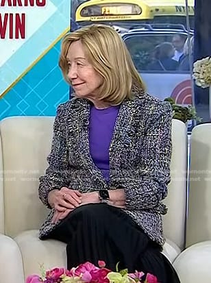 Doris Kearns Goodwin's tweed blazer on Today