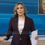 Erin McLaughlin’s brown blazer on Today