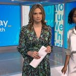 Ellison Barber’s floral maxi dress on NBC News Daily