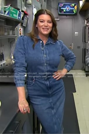 Gail Simmons’ denim dress on Today