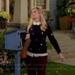 Gemma’s polka dot sweater on The Neighborhood