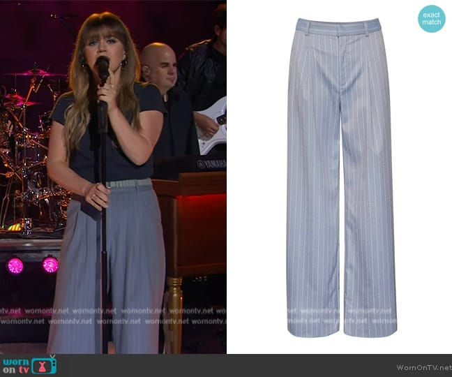 Gestuz Fijagz Trousers worn by Kelly Clarkson on The Kelly Clarkson Show