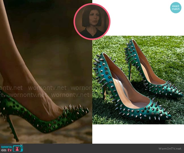 Studmuffin NYC Customized Gianvito Rossi Pumps worn by Sonia Shawcross (Annabelle Dexter-Jones) on American Horror Story