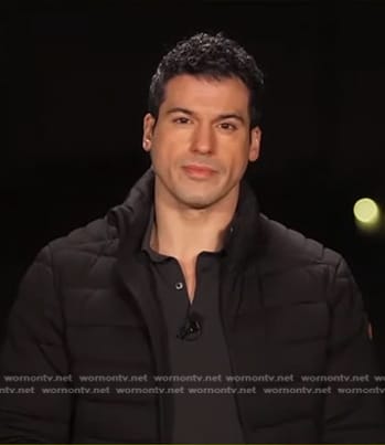 Gio Benitez’s black puffer jacket on Good Morning America