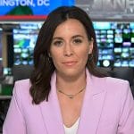 Hallie Jackson’s pink double breasted blazer on Today