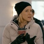 Hannah’s light mauve parka on Chicago Med