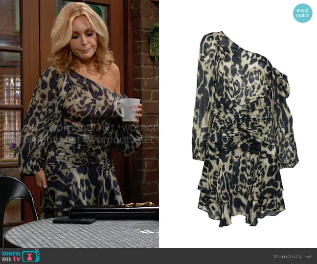 IRO Judithe Dress worn by Lauren Fenmore (Tracey Bregman) on The Young and the Restless