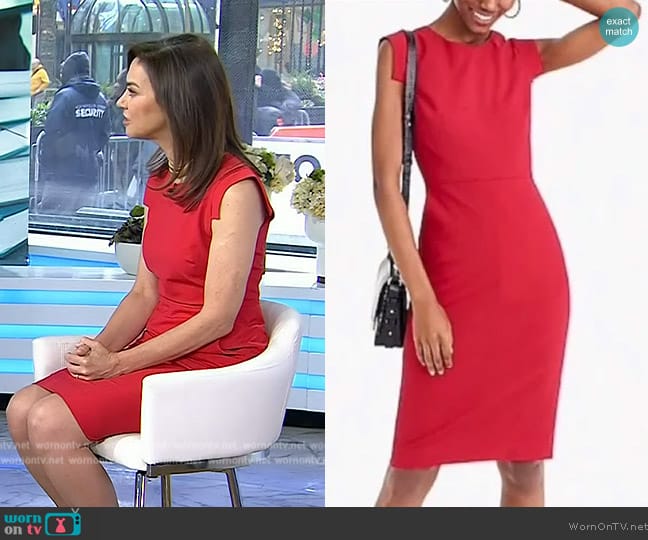 J. Crew Resume Dress worn by Jennifer Breheny Wallace on Today