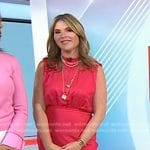 Jenna’s pink sleeveless midi dress on Today