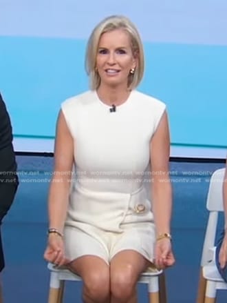 Jennifer's white dress with safety pin on Good Morning America