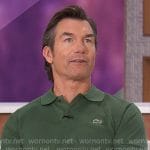 Jerry's green polo shirt on The Talk