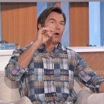 Jerry’s patchwork plaid shirt on The Talk