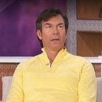 Jerry’s yellow zip sweater on The Talk