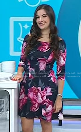 Jessica Teich’s floral dress on Today