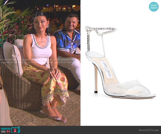 Katy Perry’s sandals on American Idol