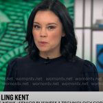 Jo Ling Ken’s sweater with stripe sleeves on CBS Mornings