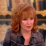 Joy’s black denim jacket on The View