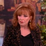 Joy’s animal print blazer and pants on The View