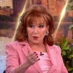 Joy’s pink linen blazer on The View