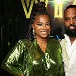 Kandi’s green metallic jumpsuit on Sherri