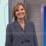 Kate’s grey double breasted blazer on NBC News Daily