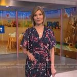 Kate’s navy and pink floral dress on NBC News Daily