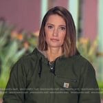 Kayna Whitworth’s green jacket on Good Morning America