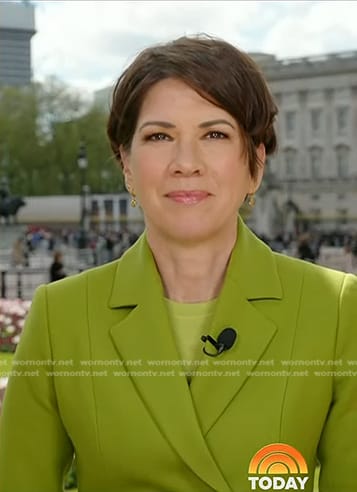 Kelly Cobiella's green blazer on Today