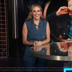 Keltie’s denim double breasted vest on E! News