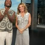 Kit's striped button down dress on Access Hollywood
