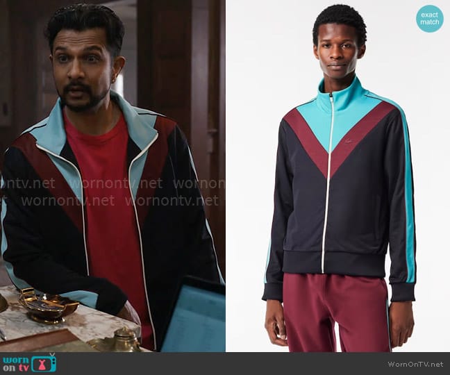 Jay’s chevron colorblock jacket on Ghosts