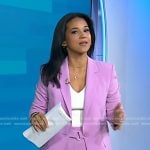 Laura Jarrett’s pink suit on Today