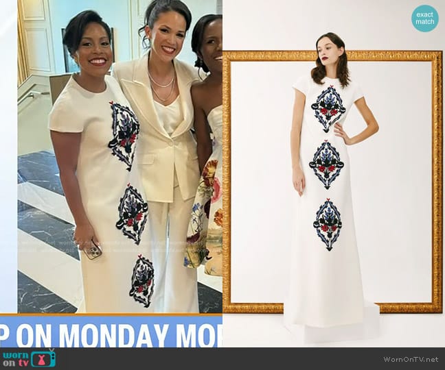 Lela Rose Fall 2023 Collection worn by Sheinelle Jones on Today