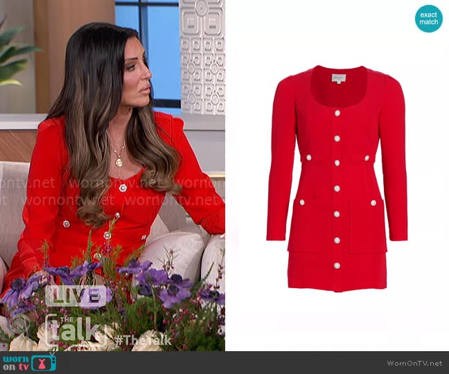 Line and Dot Phillipa Dress worn by Patti Stanger on The Talk