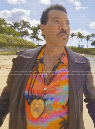 Lionel Richie's Hawaiian shirt on American Idol