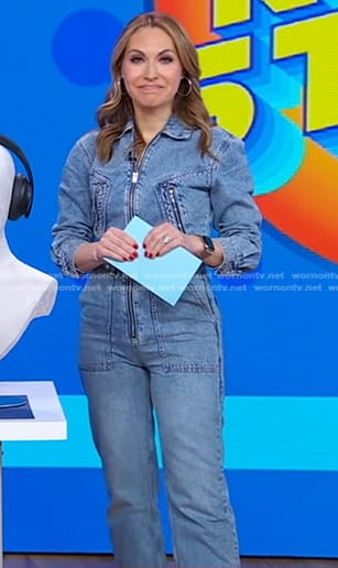 Lori’s denim jumpsuit on Good Morning America