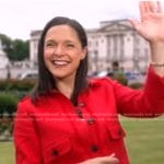 Maggie Rulli’s red tweed jacket on Good Morning America