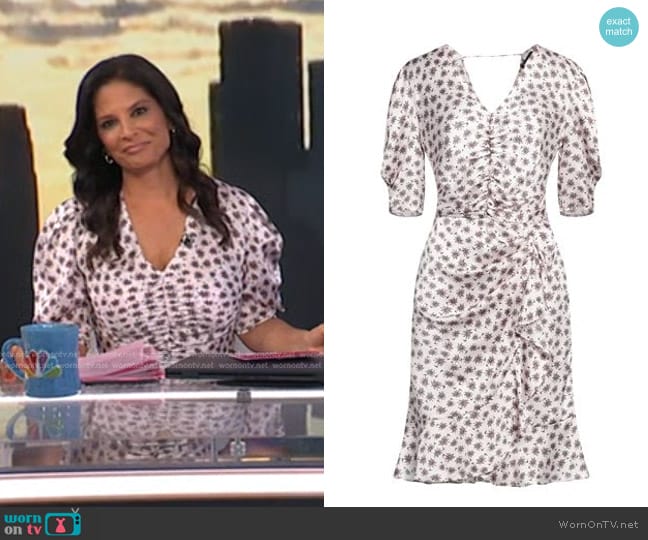 Maje Ralitina Dress worn by Darlene Rodriguez on Today