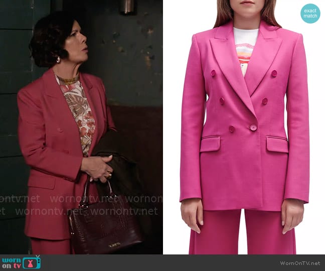 Maje Vibois Blazer worn by Margaret Wright (Marcia Gay Harden) on So Help Me Todd