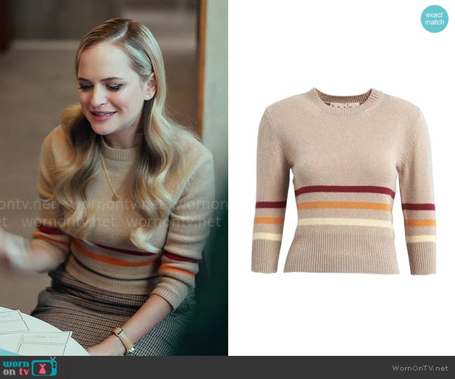 Marni Round Neck Sweater worn by Ainsley (Stephanie Styles) on Loot